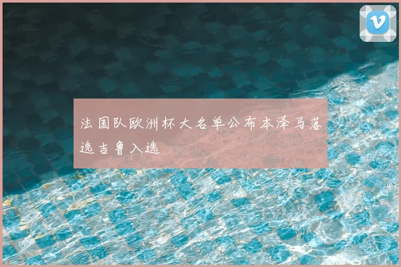 法国队欧洲杯大名单公布本泽马落选吉鲁入选
