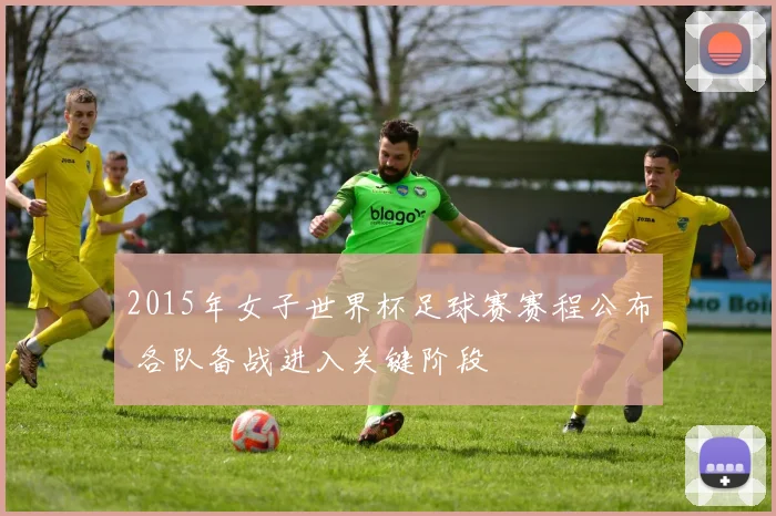 2015年女子世界杯足球赛赛程公布 各队备战进入关键阶段